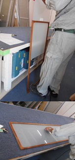 硝子落とし込み