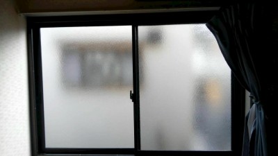 引き違いサッシ　カバー工事